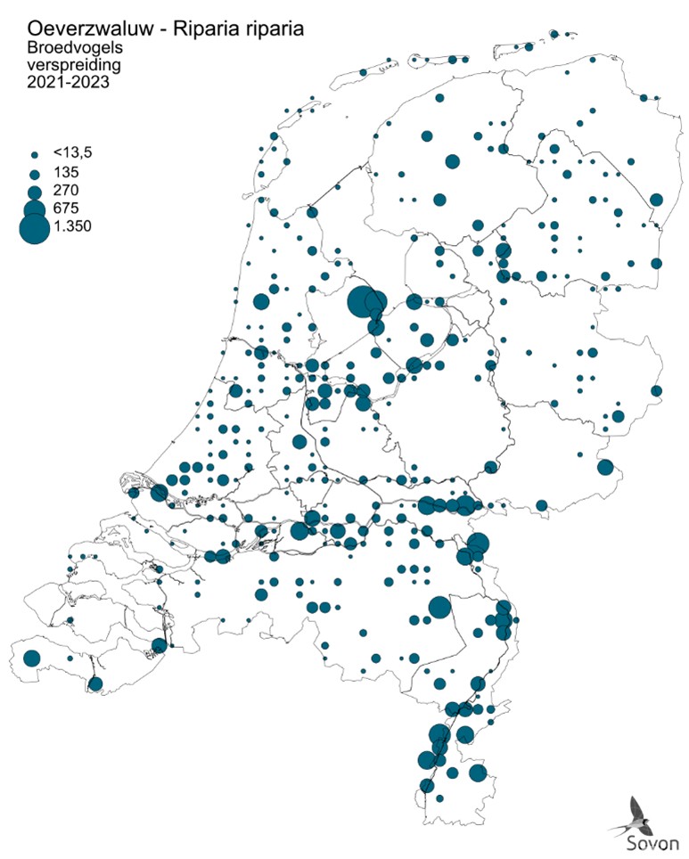 Broedvogelverspreiding 2021-2023